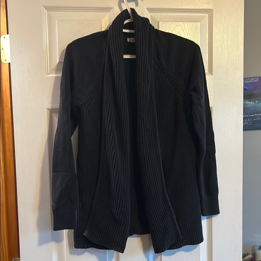 L.L. Bean Black Cardigan Sweater
